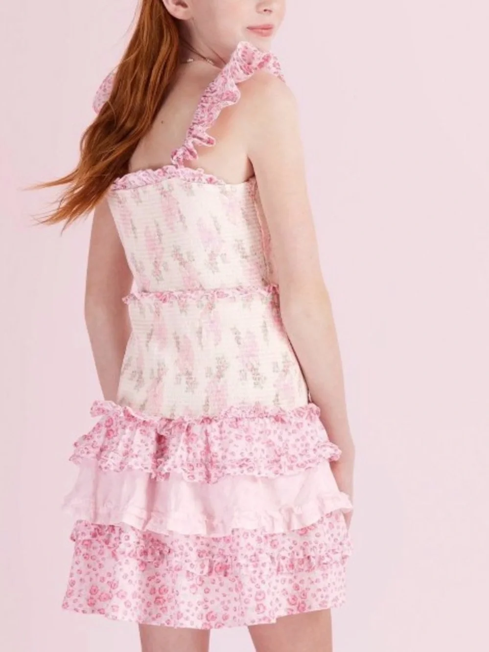 Evie Blooming Bows Smocked Tiered Ruffle Dress from LoveShackFancy x Target